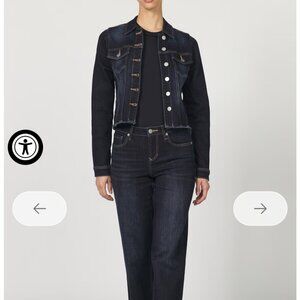 Dear John Rosalyn Denim Jacket With Metallic Shimmer